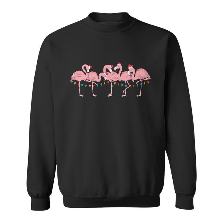Christmas In July Beach Flamingo Christmas In July Sweatshirt