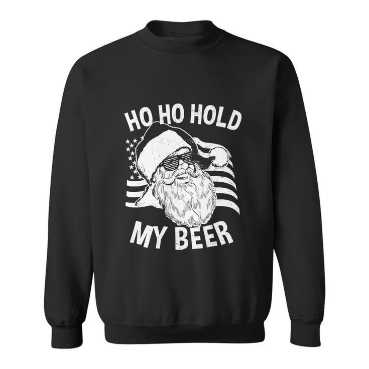 Christmas In July Hipster Santa Ho Ho Sweatshirt