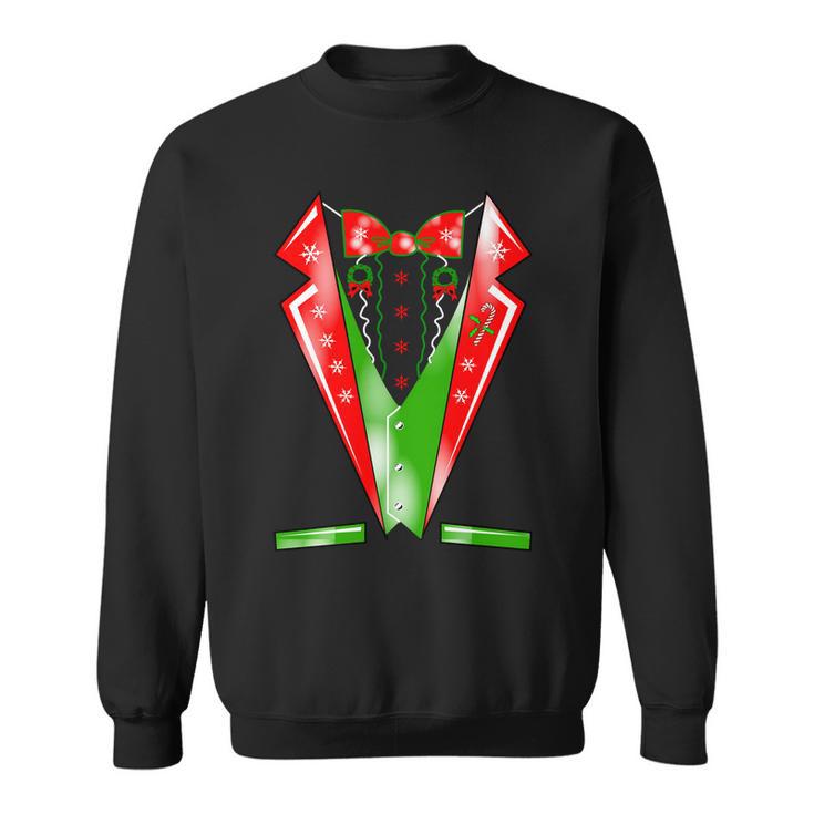 Christmas Tux Tuxedo Sweatshirt