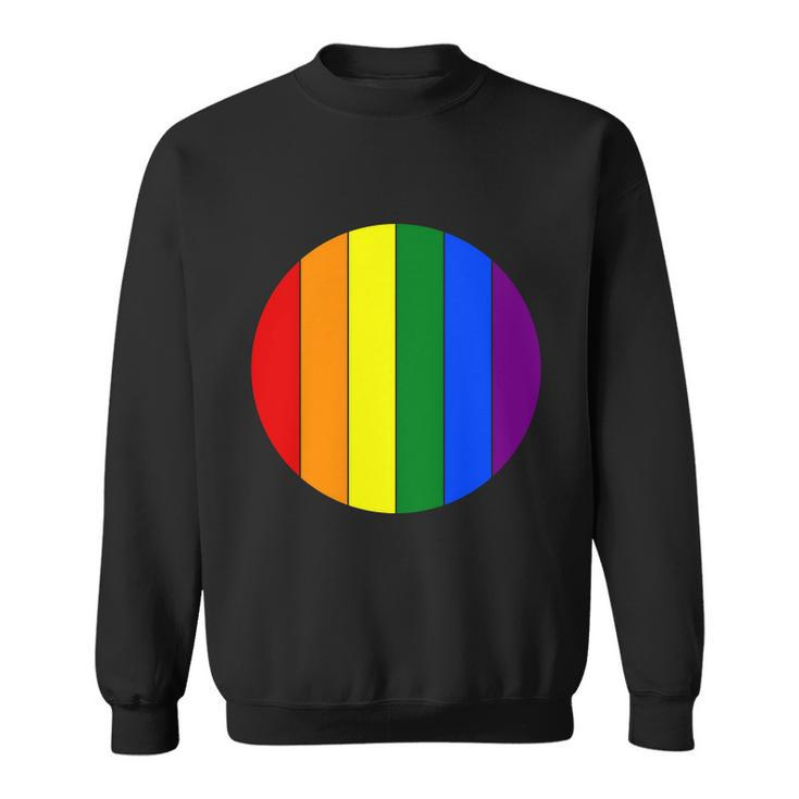 Circle Lgbt Gay Pride Lesbian Bisexual Ally Quote Sweatshirt
