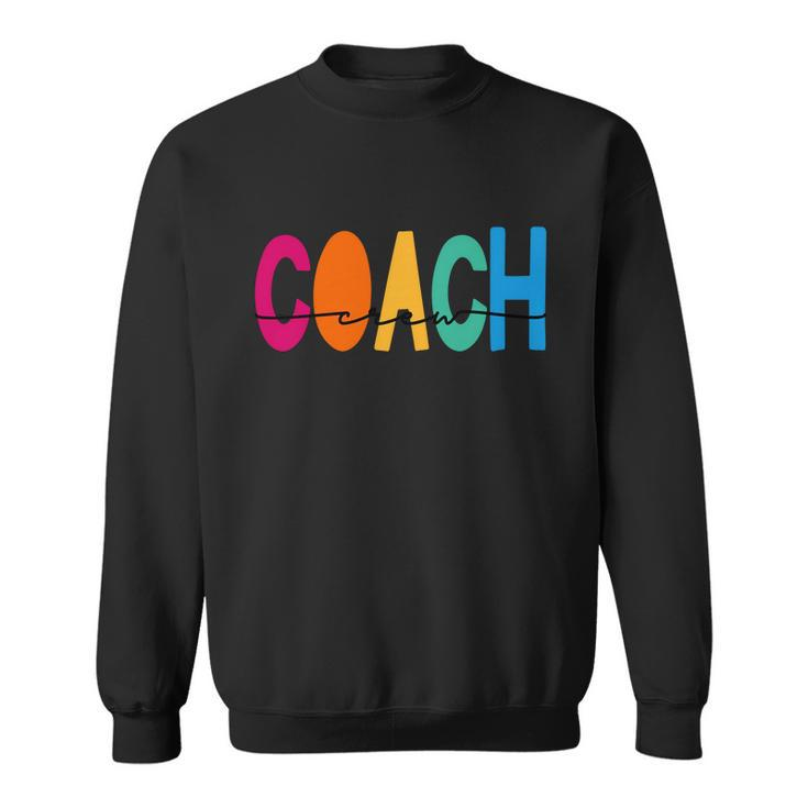 Coach Crew Instructional Coach Reading Career Literacy Pe Gift Sweatshirt