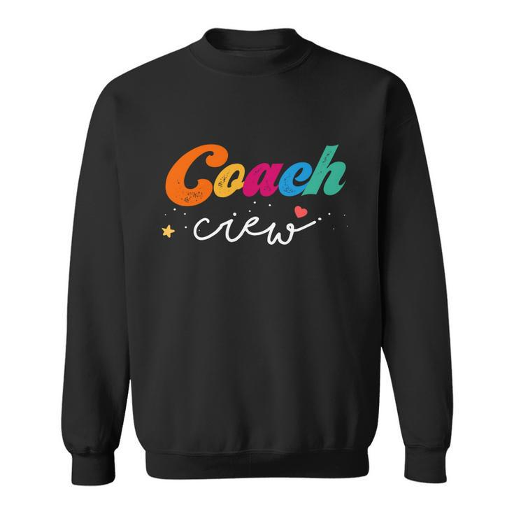 Coach Crew Instructional Coach Reading Career Literacy Pe Gift V3 Sweatshirt