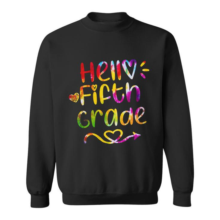 Colorful Hello Fifth Grade Sweatshirt