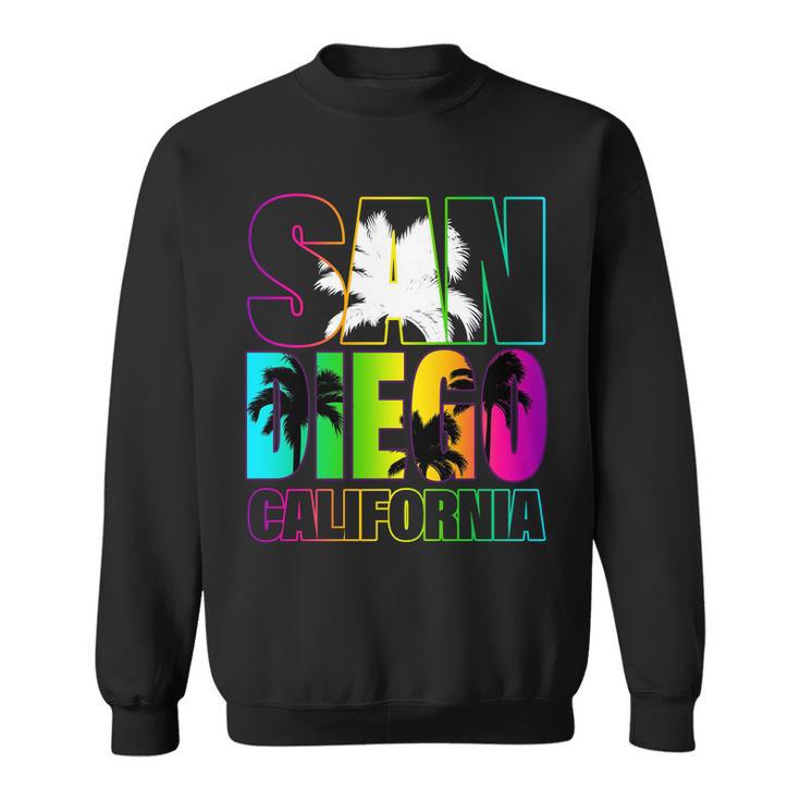 Colorful San Diego California Tshirt Sweatshirt