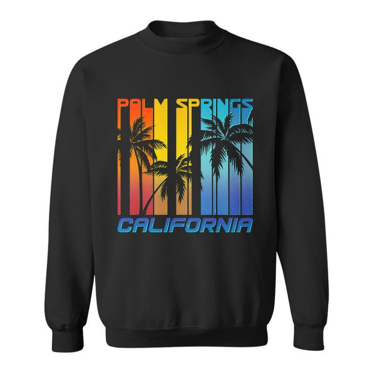 Cool Retro Palm Springs California Sweatshirt