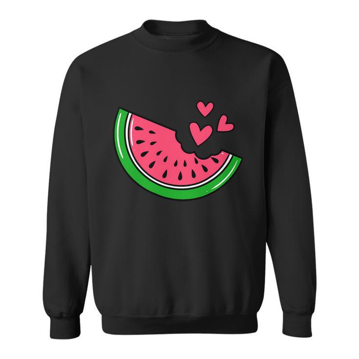 Dabbing Watermelon Kawaii Dab Summer Fruit Melon Lover Sweatshirt