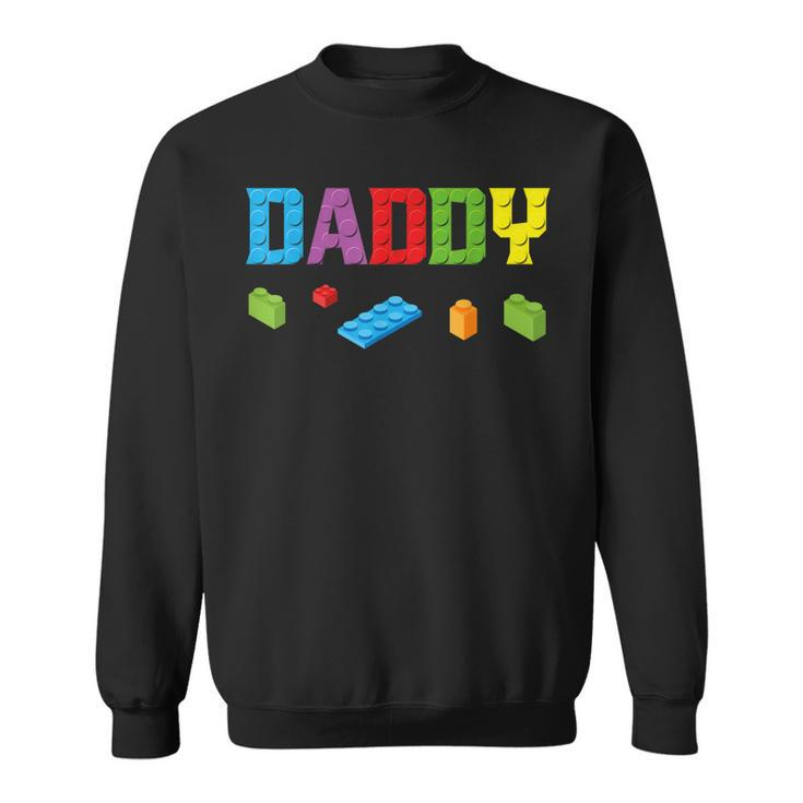 Daddy Master Builder Building Bricks Blocks Family Set Mens  Men Women Sweatshirt Graphic Print Unisex