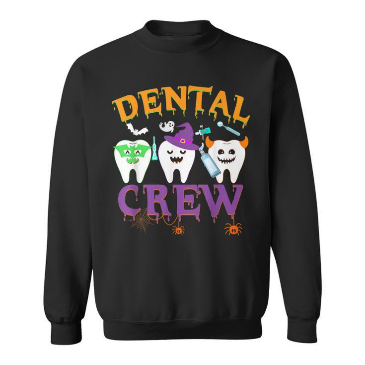 Dental Boo Crew Halloween Funny Dentist Assistant  Sweatshirt