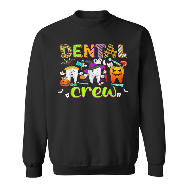 Dental Boo Crew Halloween Funny Dentist Assistant  V3 Sweatshirt
