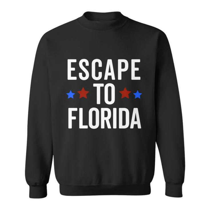 Desantis Escape To Florida Cute Gift Meaningful Gift Sweatshirt