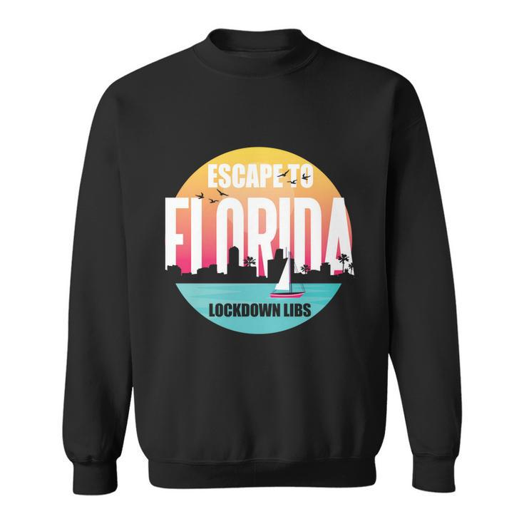 Desantis Escape To Florida Gift V3 Sweatshirt