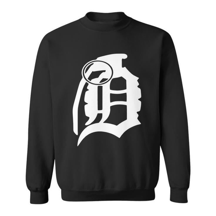 Detroit English D Grenade Michigan Logo Tshirt Sweatshirt