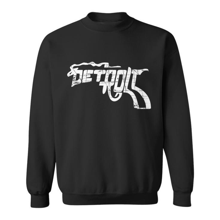Detroit Gun N Smoke Revolver Tshirt Sweatshirt