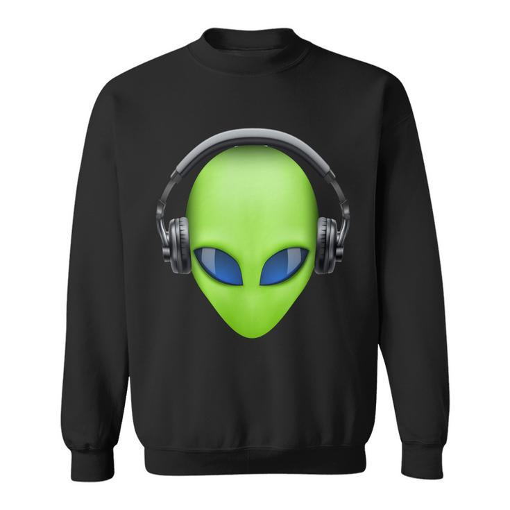 Dj Alien Headphones Tshirt Sweatshirt
