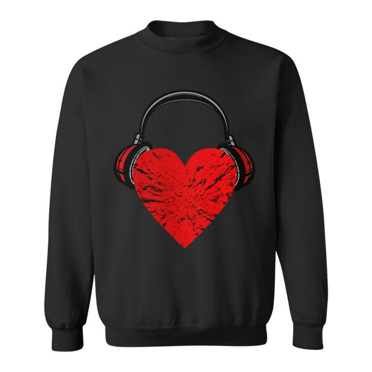 Dj Heart Music Sweatshirt
