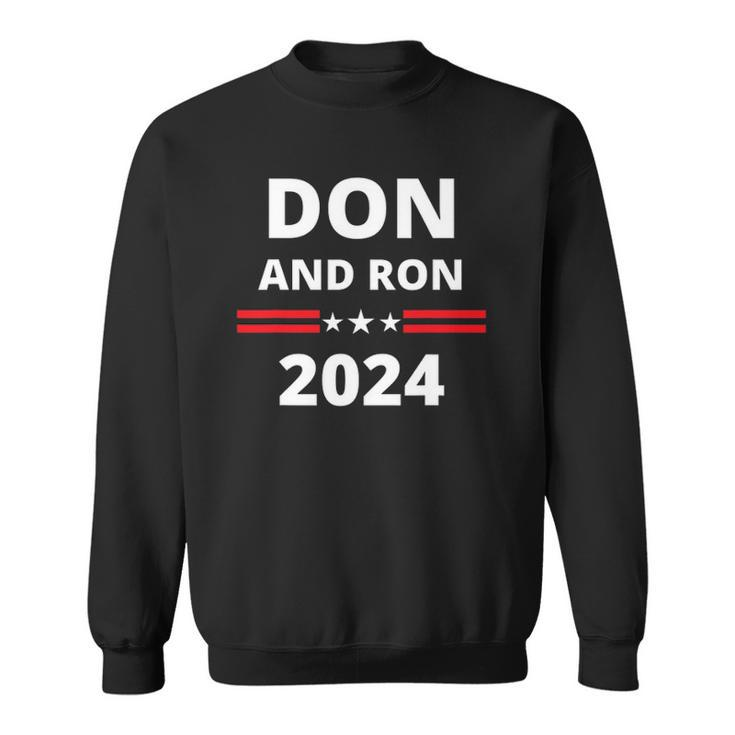 Don And Ron 2024 &8211 Make America Florida Republican Election Sweatshirt