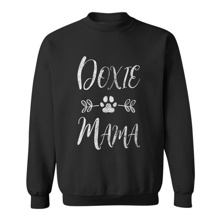Doxie Mama Cool Gift Dachshund Weiner Owner Funny Dog Mom Gift Sweatshirt