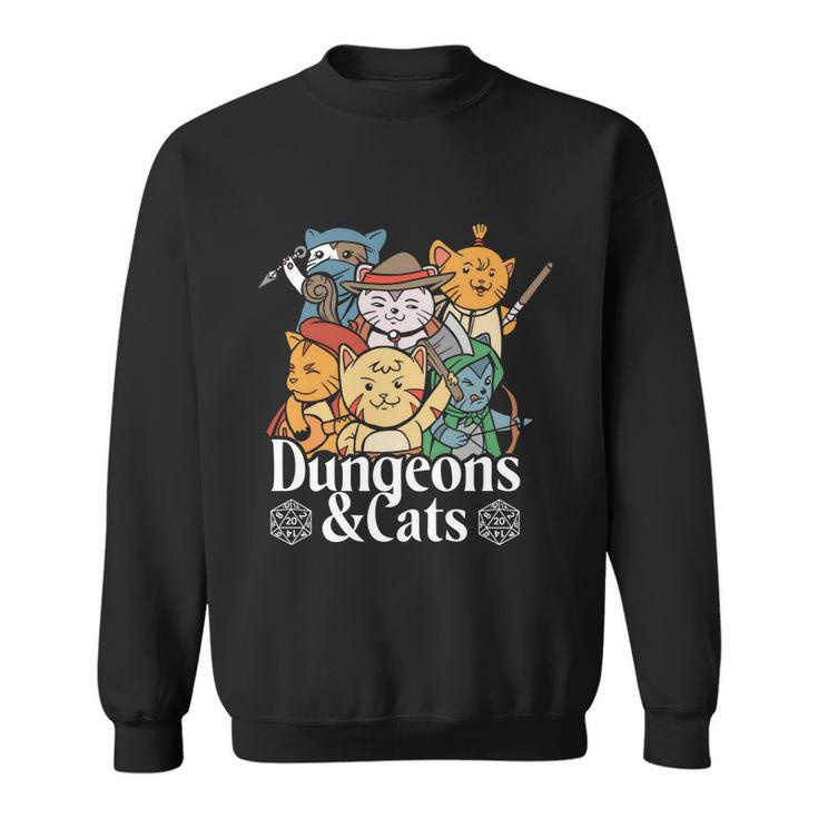 Dungeons And Cats Sweatshirt