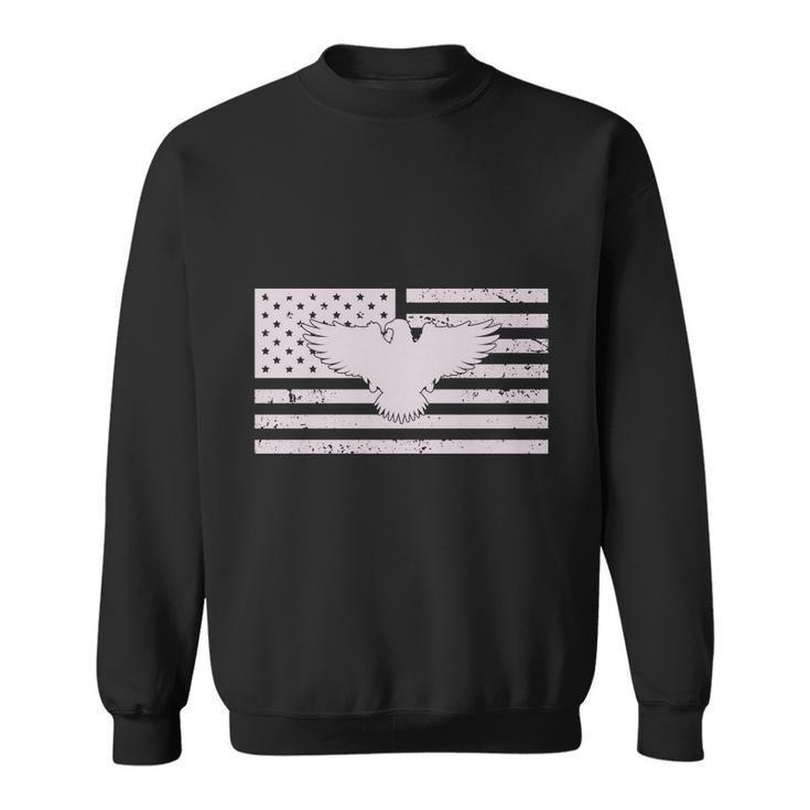 Eagle Graphic 4Th Of July American Independence Day Flag Plus Size Sweatshirt