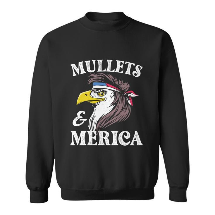 Eagle Mullet 4Th Of July Usa American Flag Merica Funny Great Gift Sweatshirt