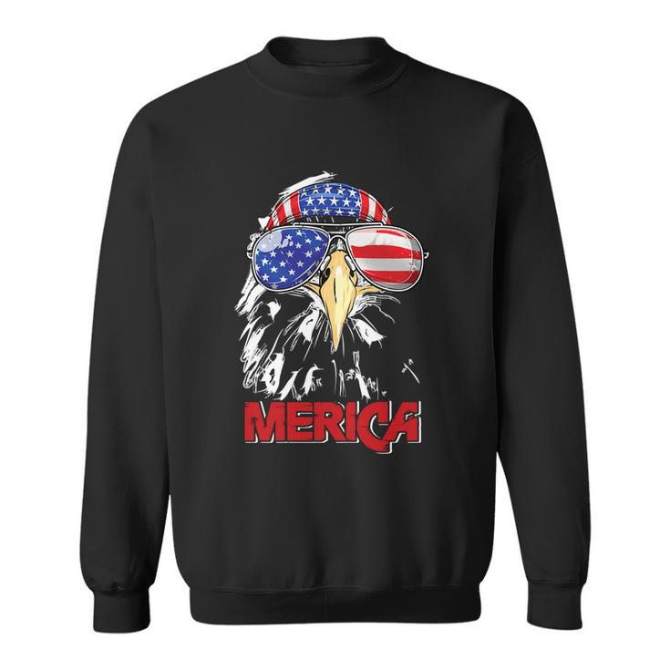 Eagle Mullet 4Th Of July Usa American Flag Merica Gift V7 Sweatshirt