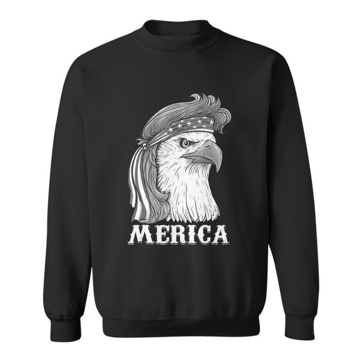 Eagle Mullet 4Th Of July Usa American Flag Merica Gift V8 Sweatshirt