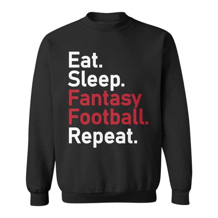 Eat Sleep Fantasy Football Repeat Tshirt Sweatshirt