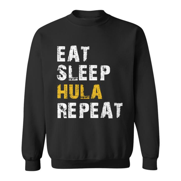 Eat Sleep Hula Hoop Repeat Sweatshirt