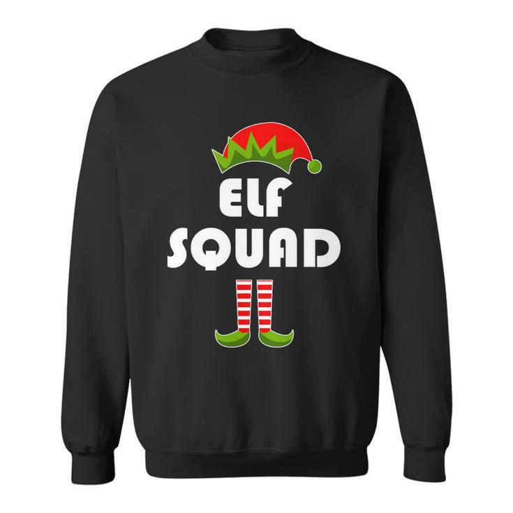 Elf Squad Funny Christmas Elves Sweatshirt