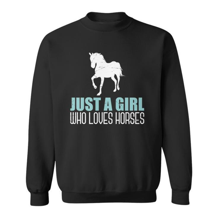 Equestrian Animal Horse Riding Horse Girls Women Gift Horse  Sweatshirt