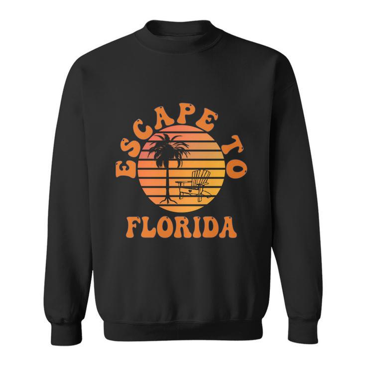 Escape To Florida Desantis Cool Gift Sweatshirt