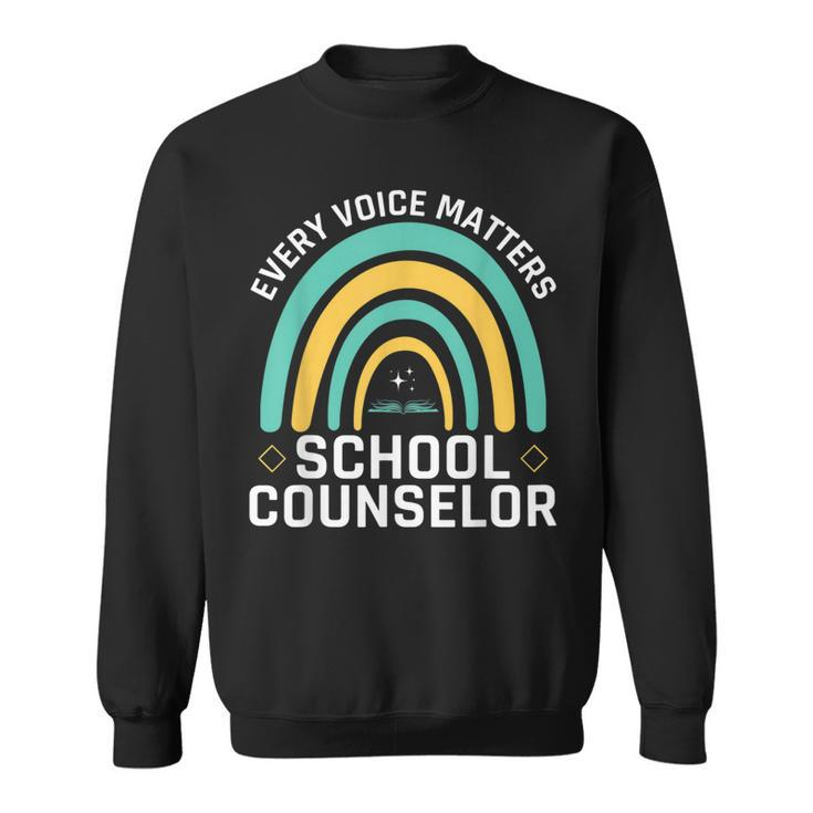 Every Voice Matters School Counselor Counseling  V3 Sweatshirt