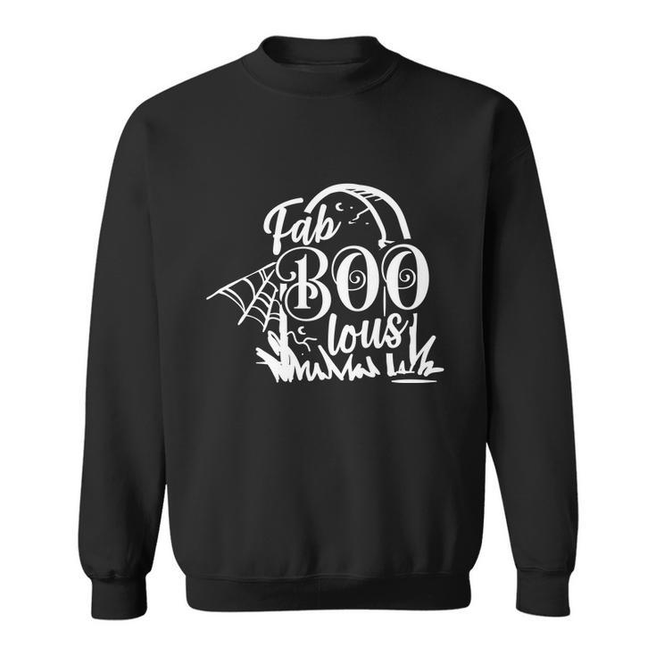 Fab Boo Lous Funny Halloween Quote Sweatshirt