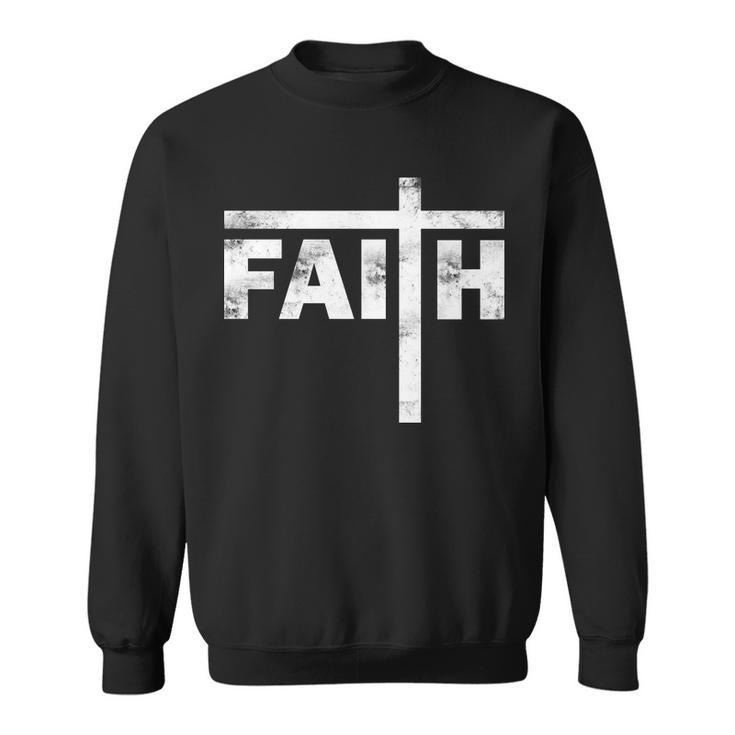 Faith Cross Logo Sweatshirt