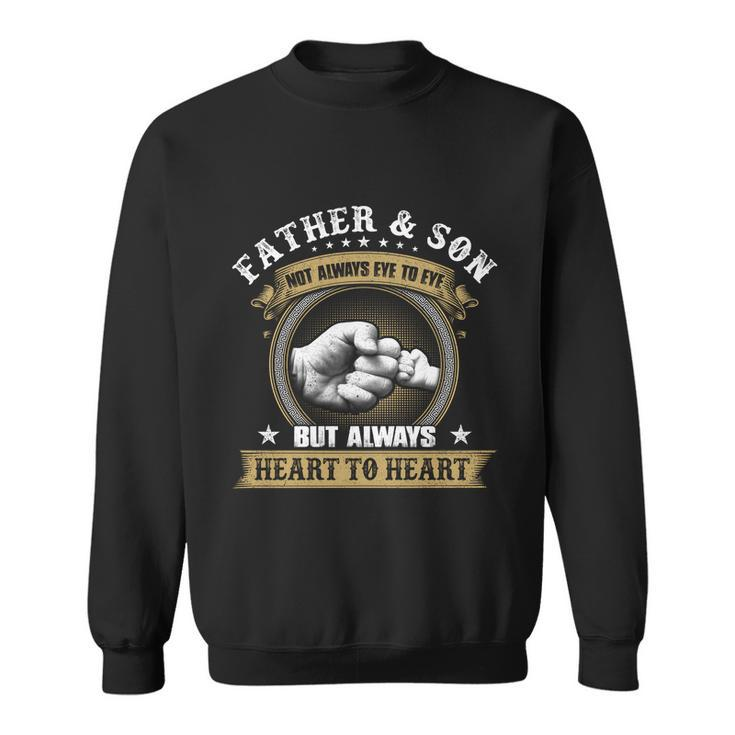 Father And Son Fathers Day Best Dad Ever Gift Graphic Design Printed Casual Daily Basic Sweatshirt
