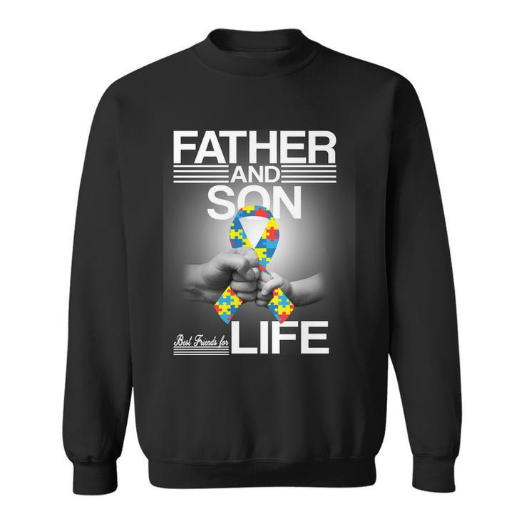 Father Son Best Friends For Life Autism Awareness Tshirt Sweatshirt