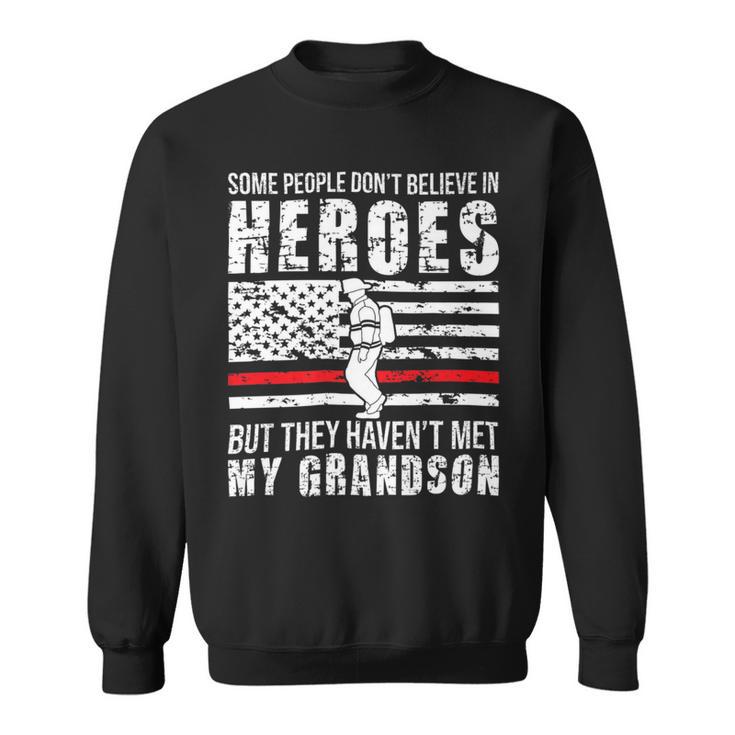 Firefighter Proud Fireman Grandpa Of A Firefighter Grandpa Sweatshirt