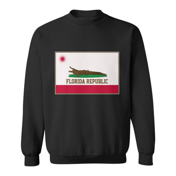 Florida Republic Vintage Alligator Flag Sweatshirt
