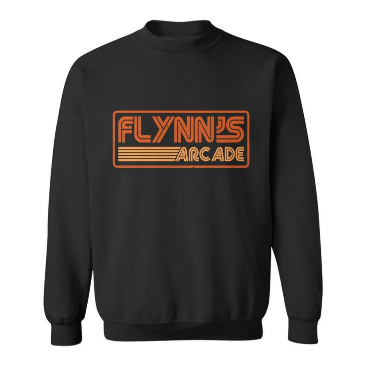 Flynns Arcade Vintage Retro 80S Logo Tshirt Sweatshirt