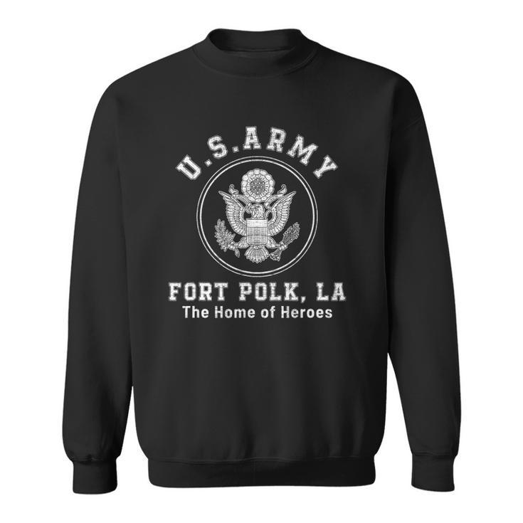 Fort Polk Louisiana Us Army - Tigerland Men Women Sweatshirt Graphic Print Unisex