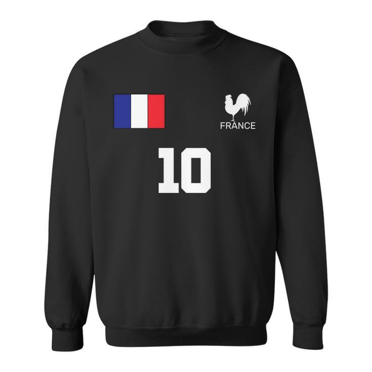 France Soccer Jersey Sweatshirt