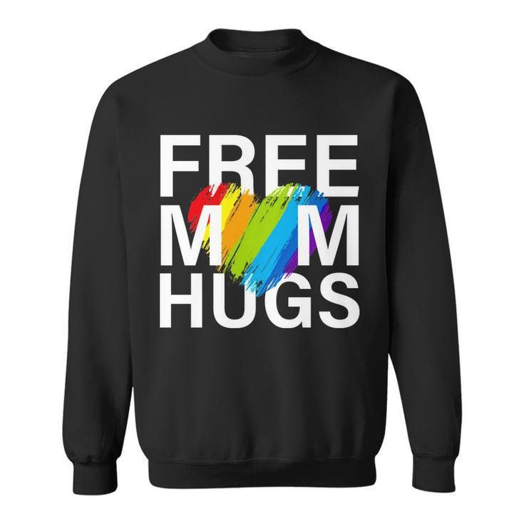 Free Mom Hugs Lgbt Heart Sweatshirt