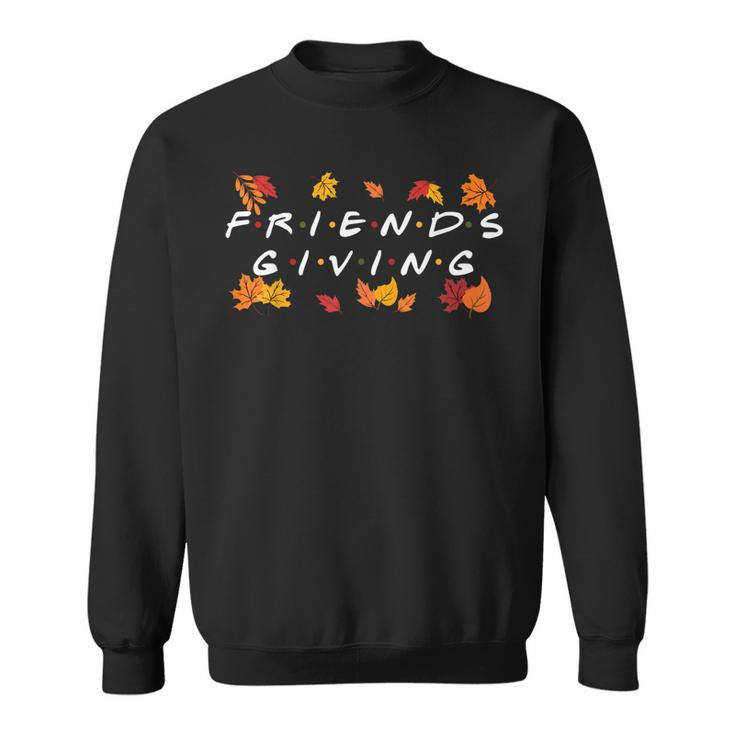 Friendsgiving Fall Autumn Friends & Family Thanksgiving  Men Women Sweatshirt Graphic Print Unisex