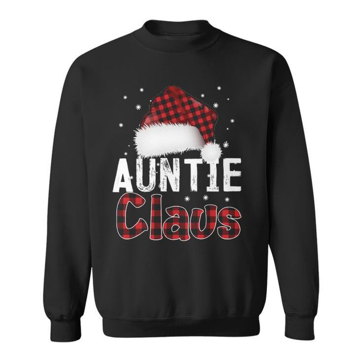 Fun Santa Hat Christmas Costume Family Matching Auntie Claus Sweatshirt