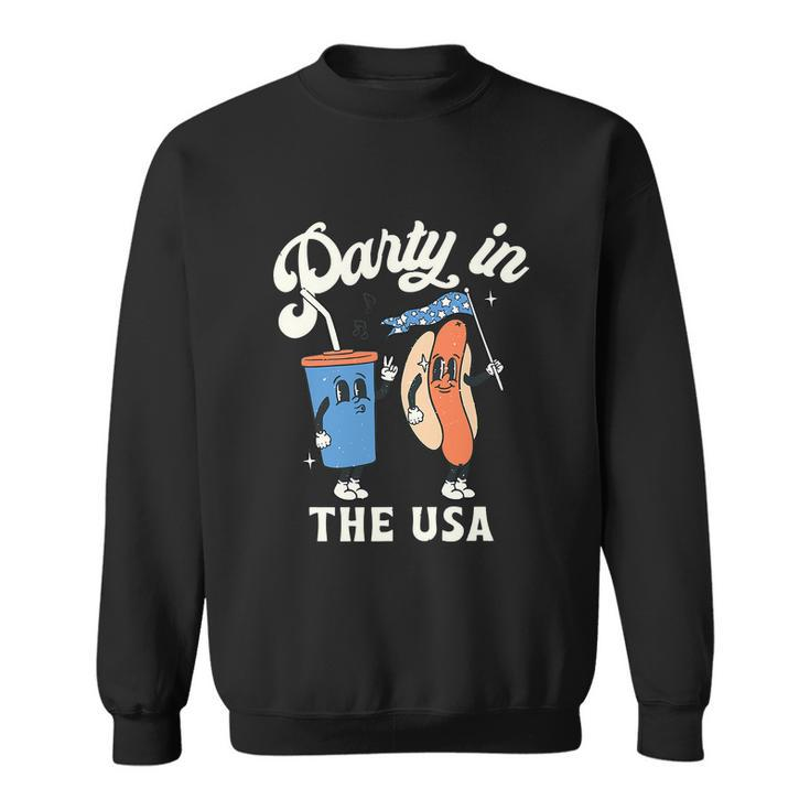 Funny 4Th Of July For Hotdog Lover Party Sweatshirt