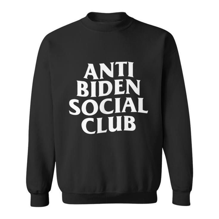 Funny Anti Biden Anti Biden Social Club Sweatshirt