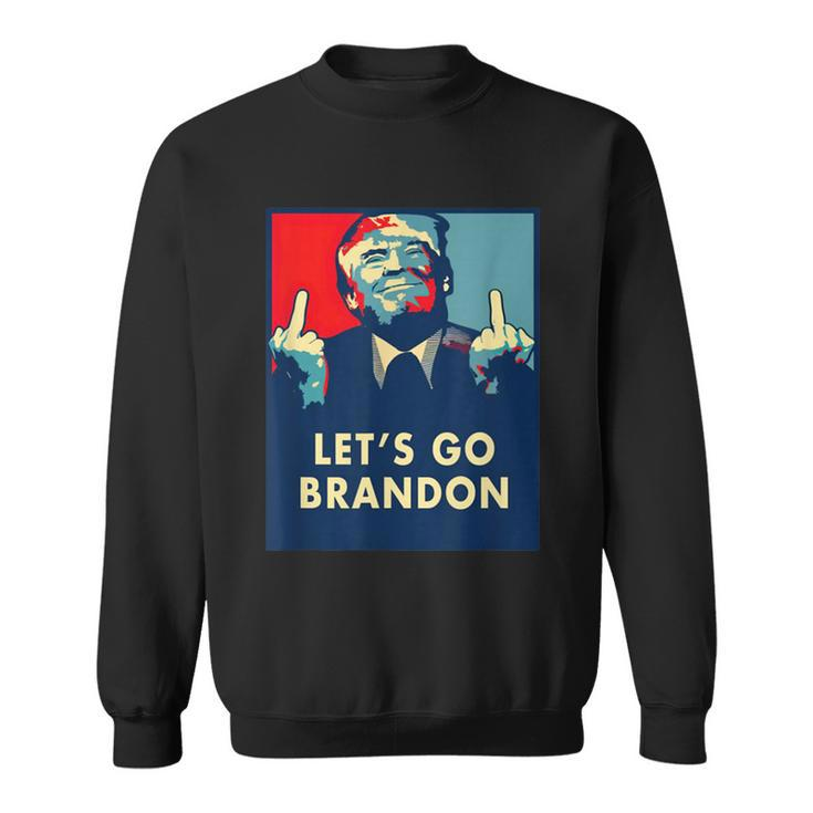 Funny Anti Biden Donald Trump Let’S Go Brandon Sweatshirt