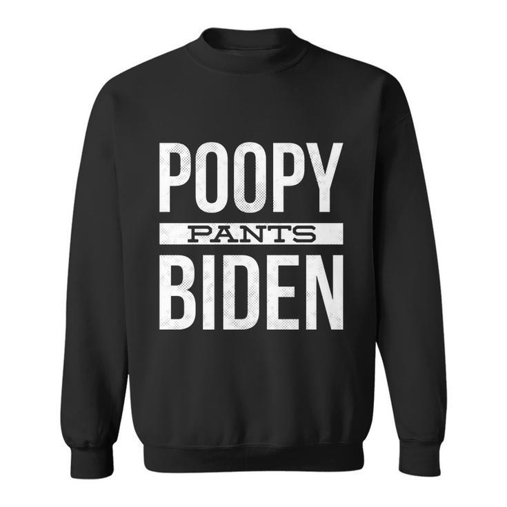 Funny Anti Biden Fjb Lets Go Brandon Poopy Pants Biden Anti Joe Biden F Jo Sweatshirt