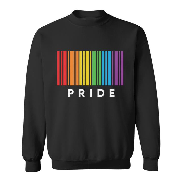 Funny Barcode Gay Pride Lgbt Awareness Pride Month Sweatshirt