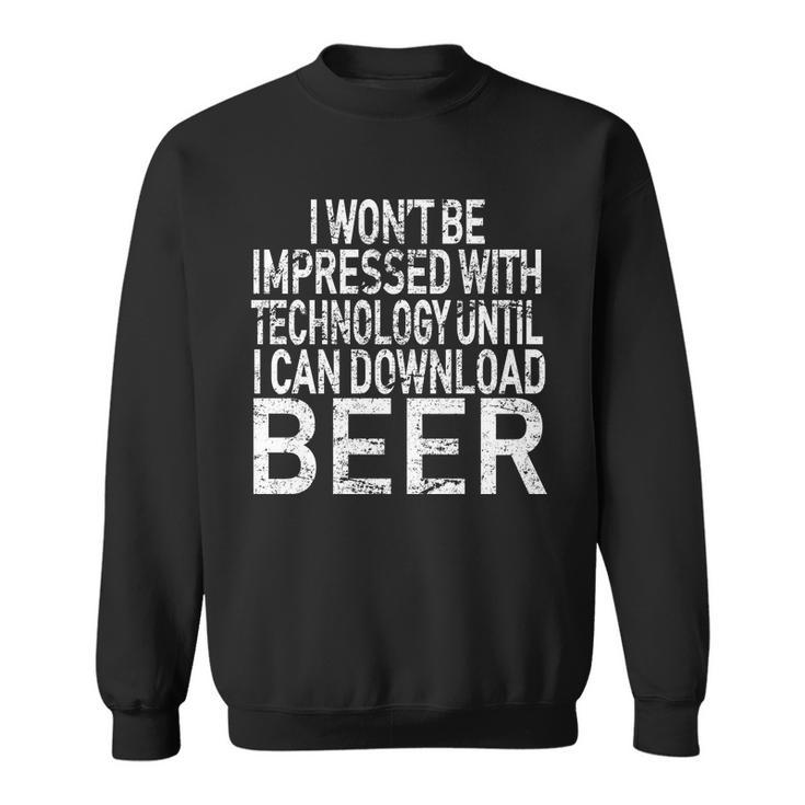 Funny Beer Drinker Sweatshirt